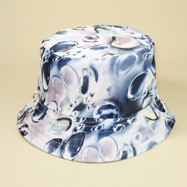 

Men Color Block Bucket Hat, Blue