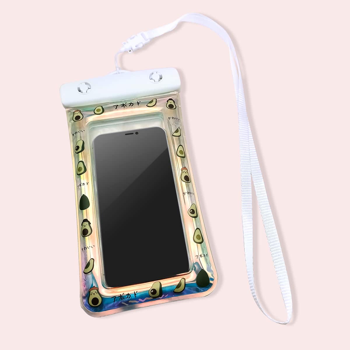 

1pc Cartoon Graphic Clear Waterproof Phone Bag
