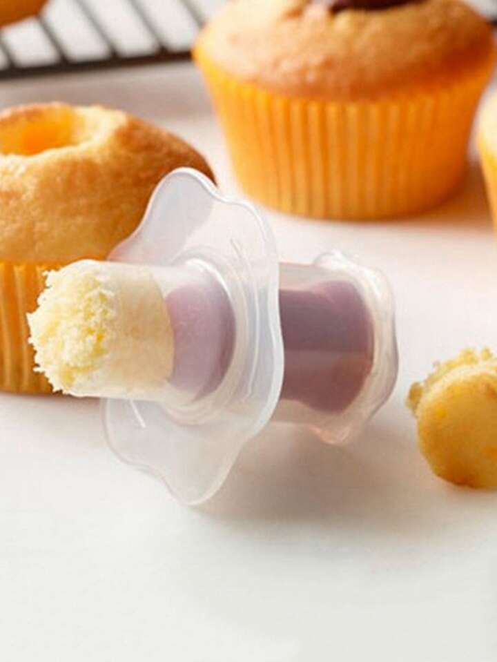 TOPINCN Cupcake Corer Set - 12 Stück Silikon Werkzeuge Zum Füllen & Dekorieren