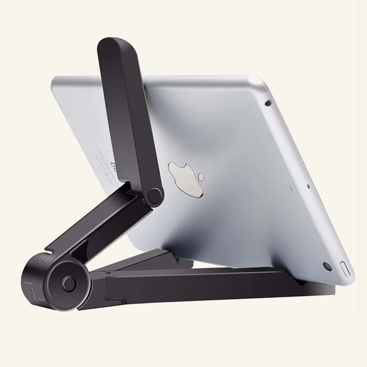 

1pc Table Foldable iPad Holder, Black