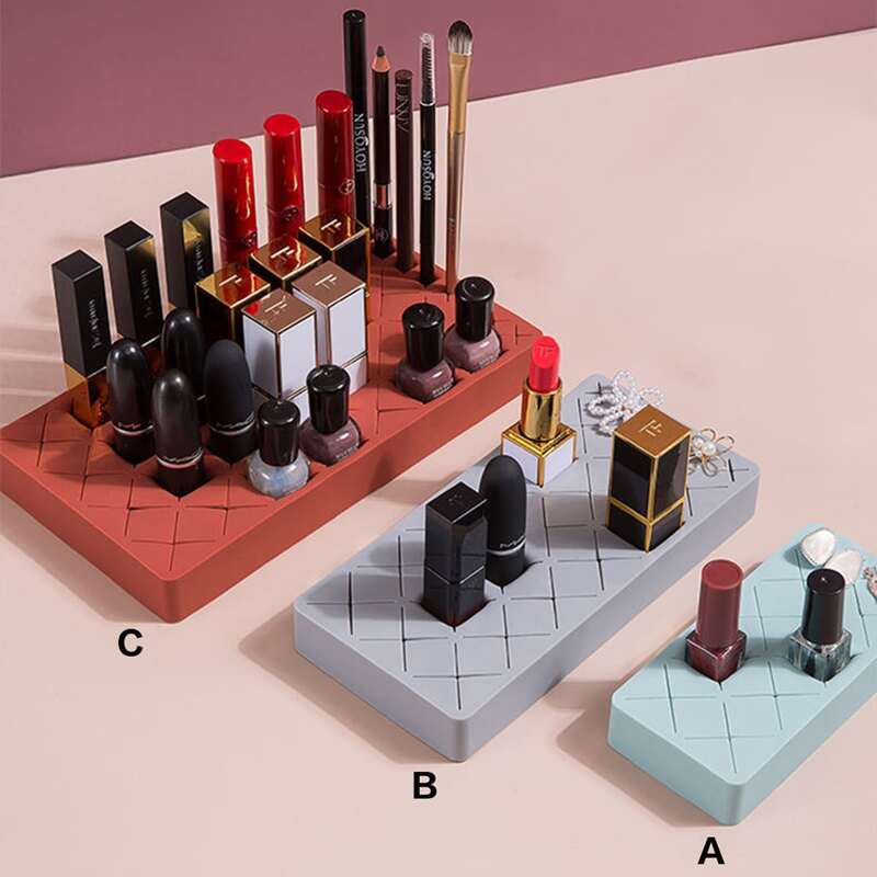 

1pc Solid Lipstick Storage Box, Multicolor
