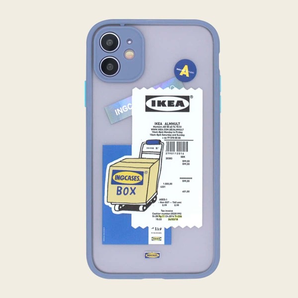 

1pc Slogan Graphic iPhone Case, Multicolor