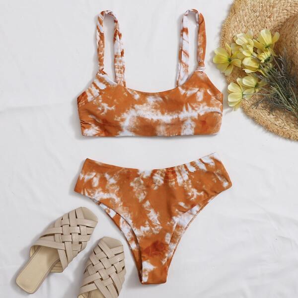 

Tie Dye Bikini Swimsuit, Ginger