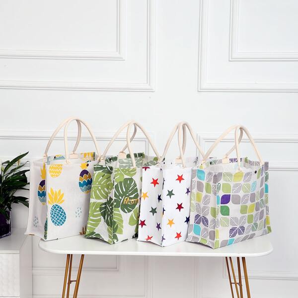 

1pcMixed Pattern Storage Bag, Multicolor