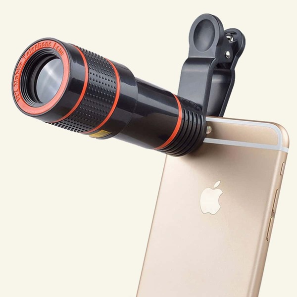 

1pc 12X Zoom Phone lens, Black