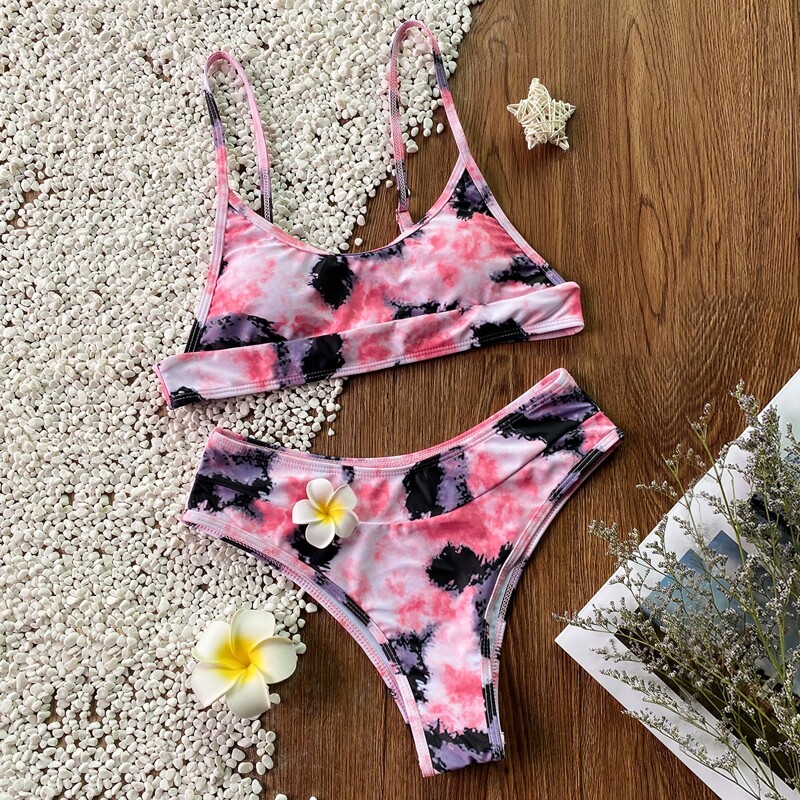 

Tie Dye Bikini Swimsuit, Multicolor