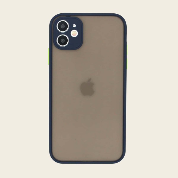 

1шт чехол для iPhone, Синий прозрачный
