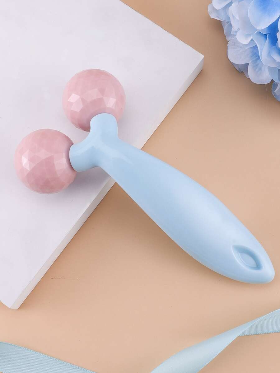 1入組3D面部滾輪按摩器 - 藍色 - 查看 1