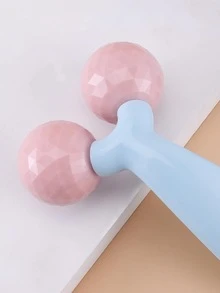 1入組3D面部滾輪按摩器 - 藍色 - 查看 3