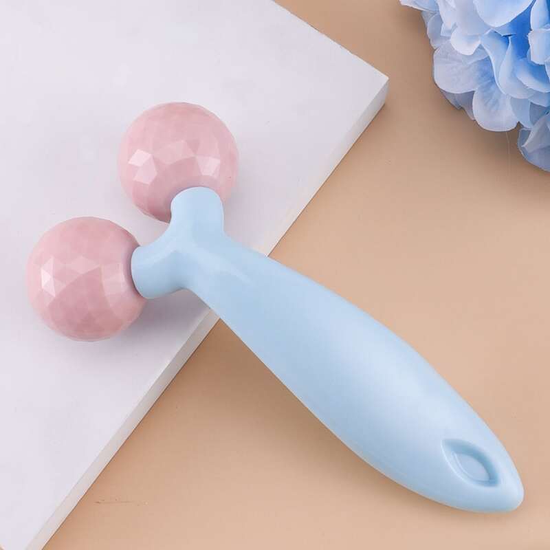 

1pc 3D Facial Roller Massager, Blue