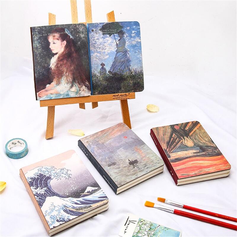 

1pack Oil Painting Cover Random Notebook, Multicolor