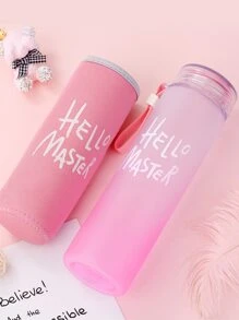 Hello Master Graphic Water Bottle - 1pc - Multicolor - View 2