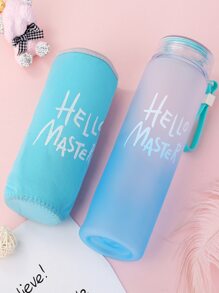 Hello Master Graphic Water Bottle - 1pc - Multicolor - View 3