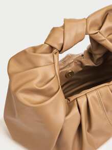 MOTF PREMIUM GATHER PU LEATHER BAG - Brown - View 8