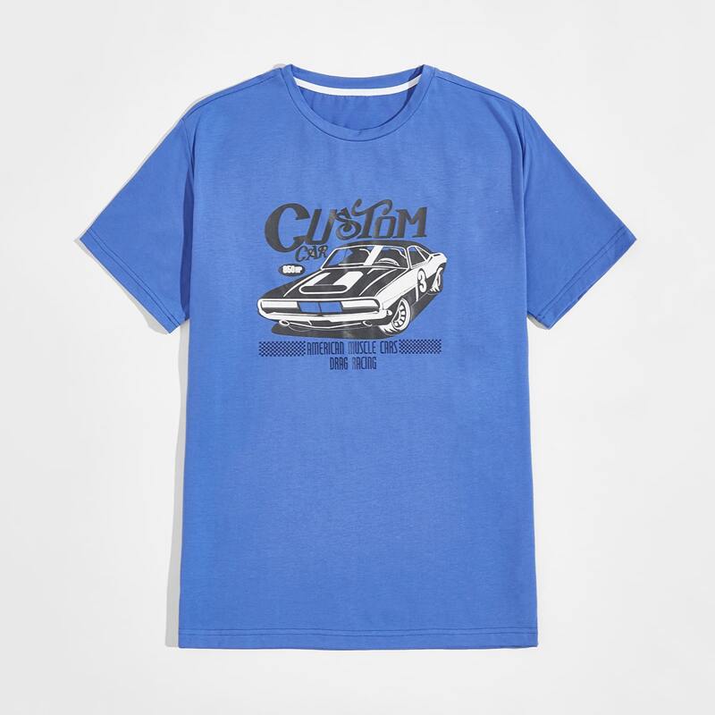 

Guys Car Graphic Tee, Blue