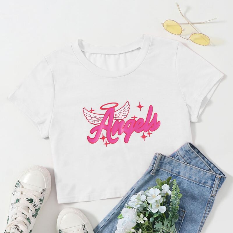 

Letter Graphic Tee, White