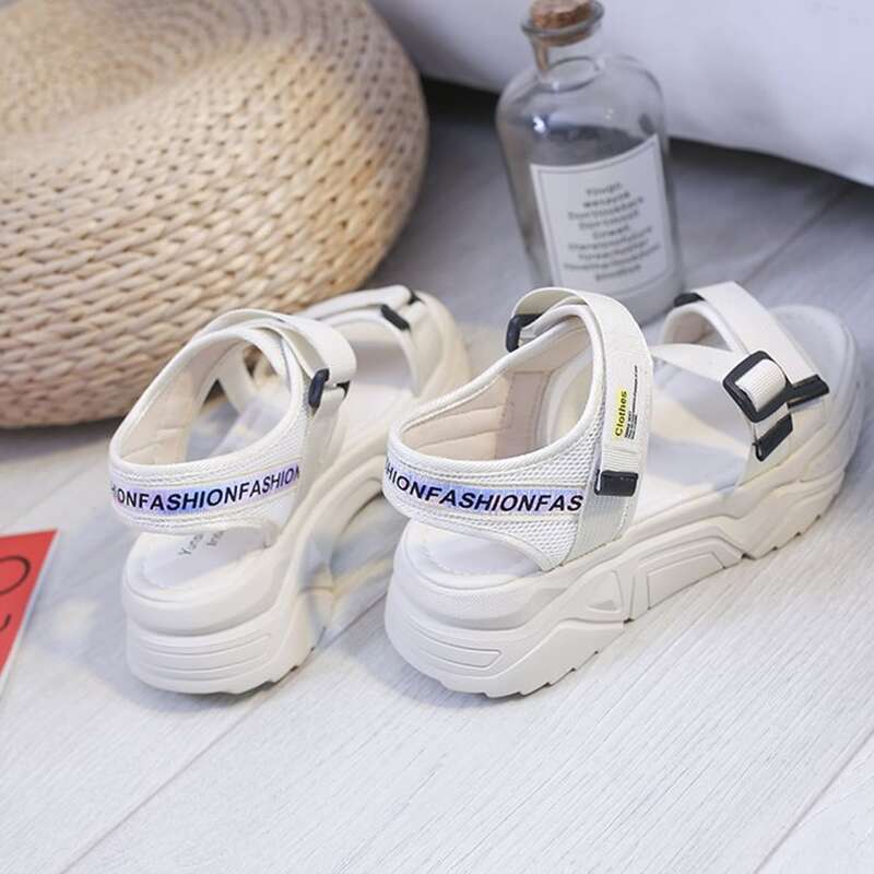 

Twin Strap Sport Sandals, Beige