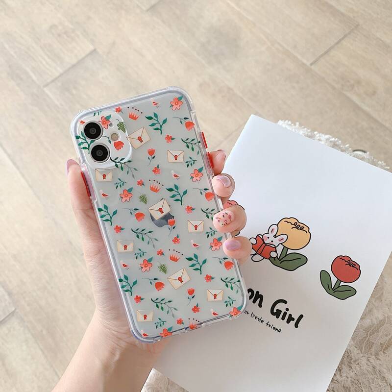 

Ditsy Floral Clear iPhone Case, Multicolor