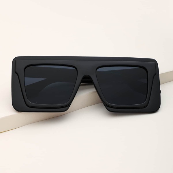 

Flat Top Sunglasses, Black