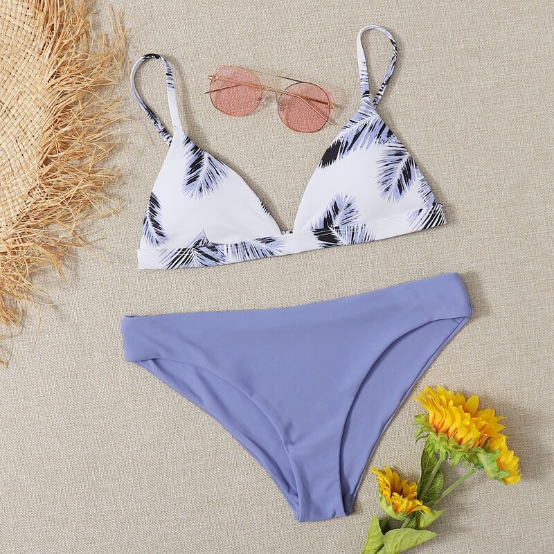 

Tropical Triangle Bikini Swimsuit, Multicolor