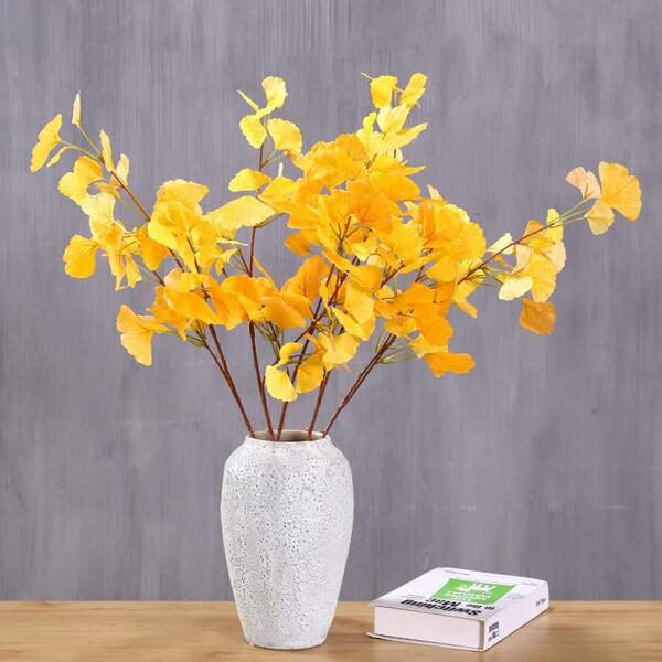 

1branch Artificial Ginkgo Biloba, Multicolor