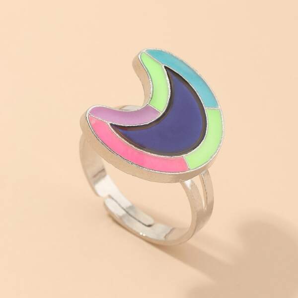 

Moon Decor Ring, Multicolor