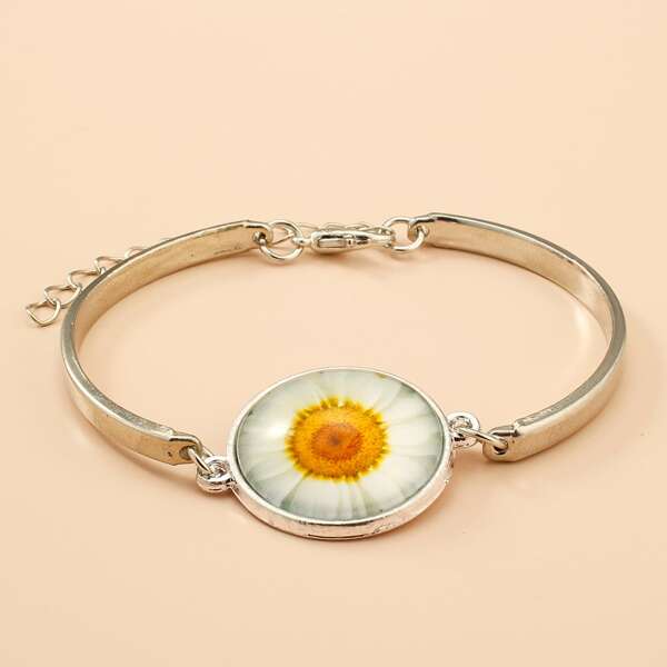 

Kids Daisy Pattern Bracelet, Multicolor