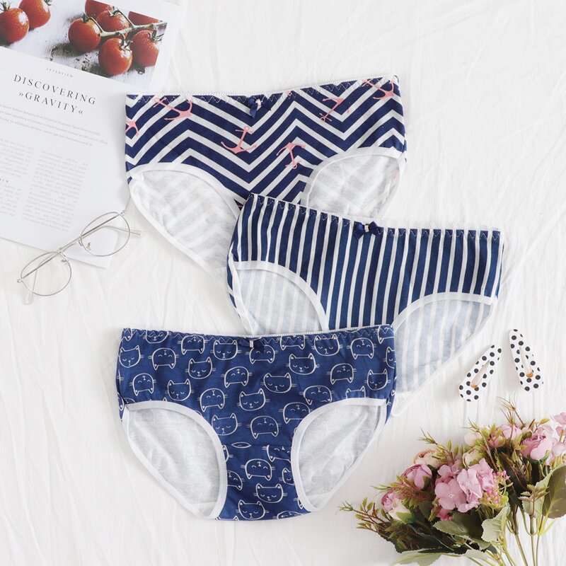 

3pack Striped Panty Set, Multicolor