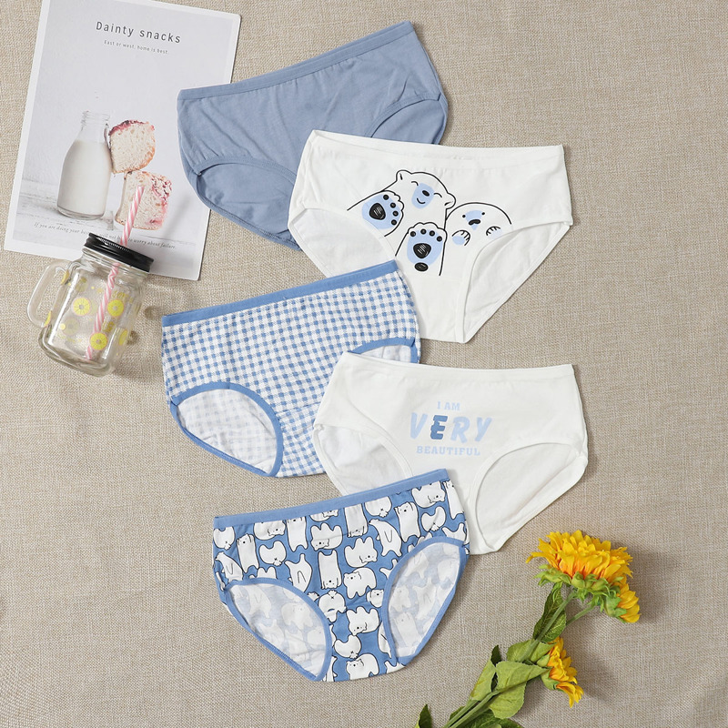 

5pack Cartoon Panty Set, Multicolor