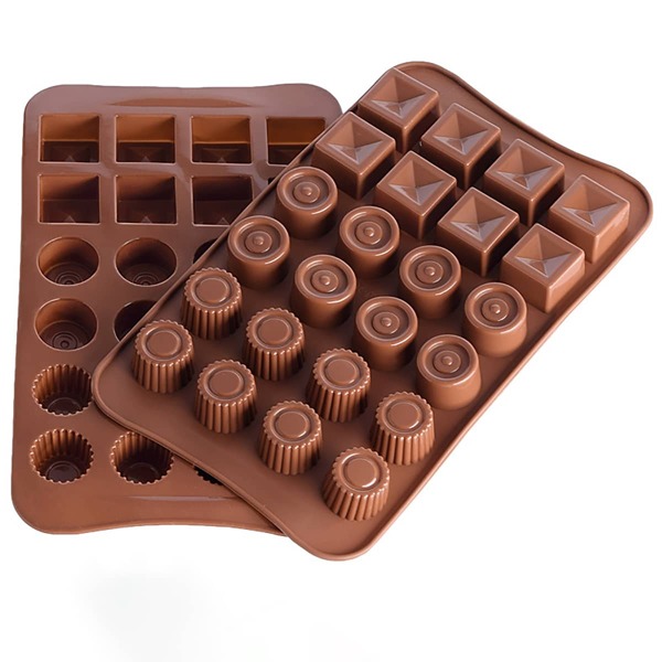 

1pc Chocolate Baking Mold, Coffee brown