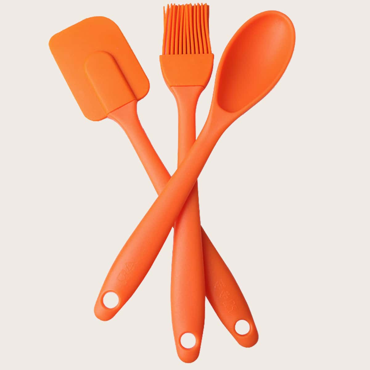 

3pcs Silicone Baking Tool, Orange