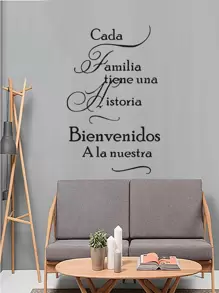 Slogan Graphic Wall Sticker, DIY Self-Adhesive Wall Decal,Stickers,Wall Decal, Vinyl Decal For Home Decorations,Spring Decoration Items Refresh Your Home,Rama Decoration Stickers Gifts Birthday Graduation