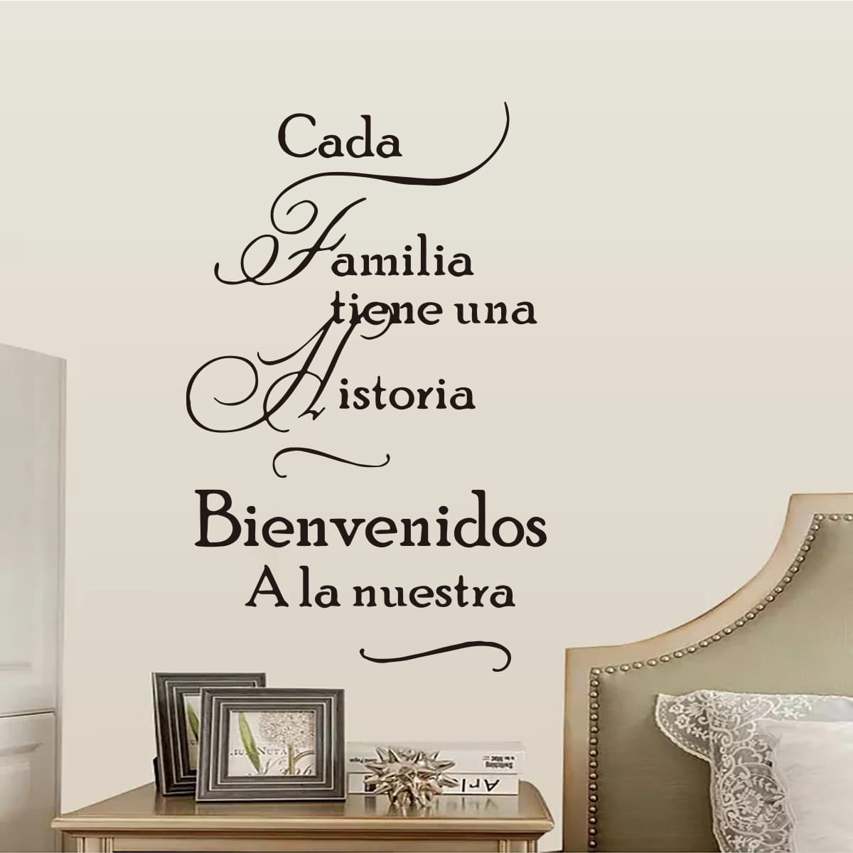 

Slogan Graphic Wall Sticker, Black