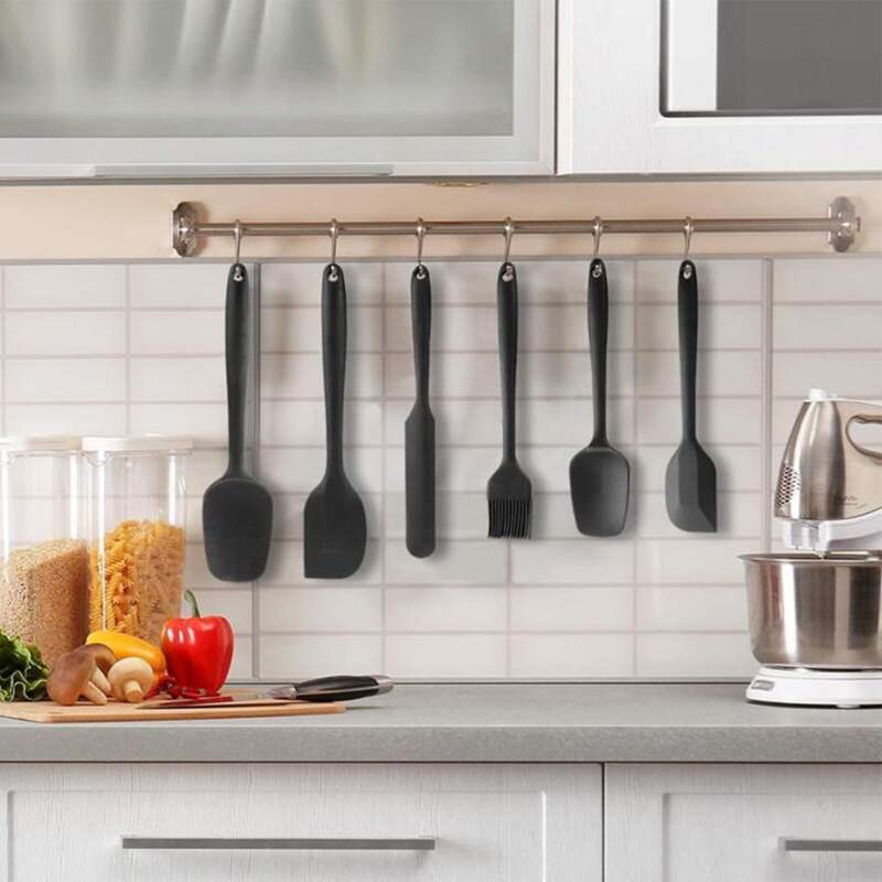 

6pcs Silicone Baking Tool, Black