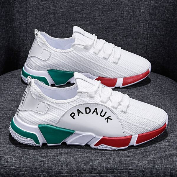 

Men Non-slip Low Top Sneakers, White