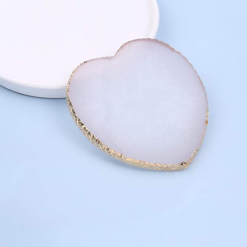 

1pc Heart Design Nail Color Paint Palette, White