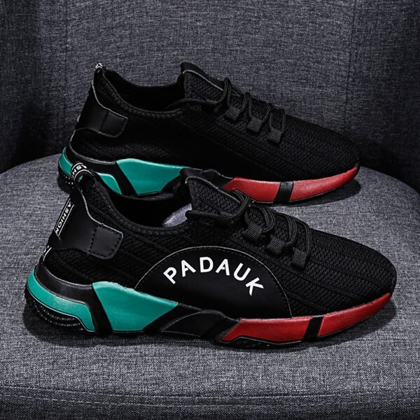 

Men Non-slip Low Top Sneakers, Black