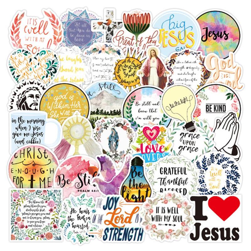 

50pcs Wreath Sticker, Multicolor