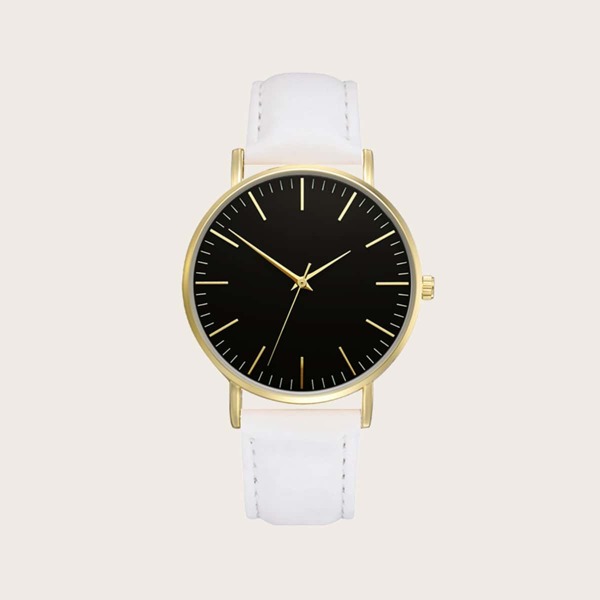 

Men PU Strap Quartz Watch