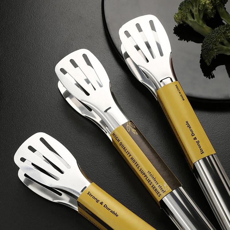 

Stainless Steel Food Clip, Silver