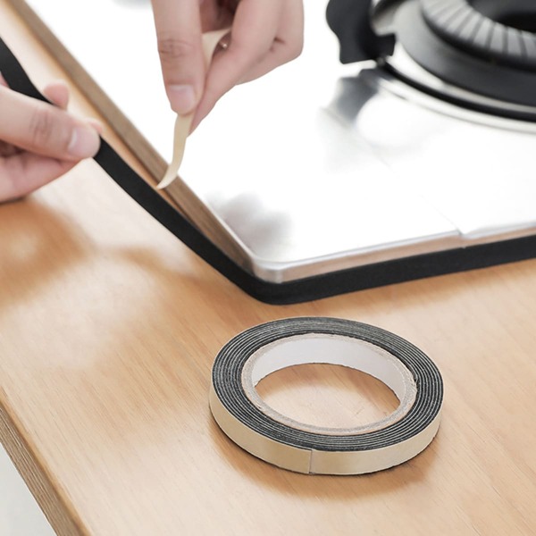 

1roll Kitchen Anti-fouling Strip, Black