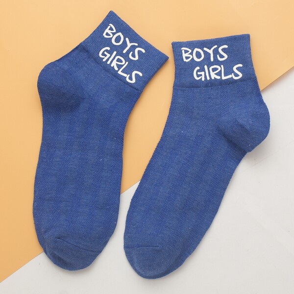 

Letter Graphic Socks, Multicolor