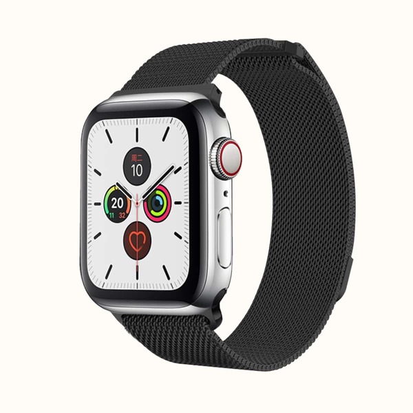 

1pc Stainless Steel Apple Watch Band, Black