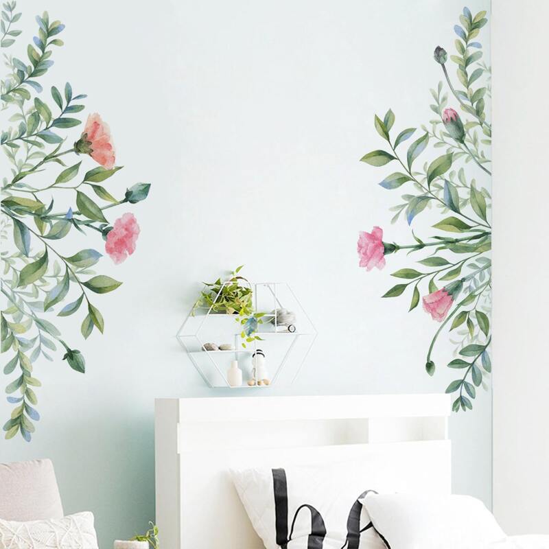 

Flower Print Wall Sticker, Multicolor