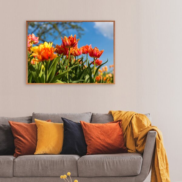 

Tulip Print Wall Print Without Frame, Multicolor