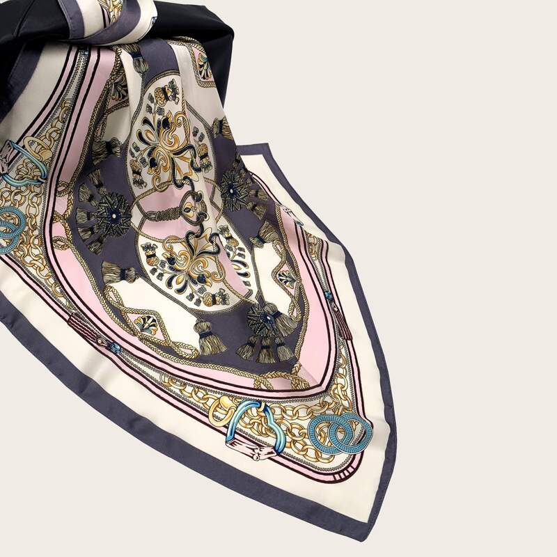 

Tassel Pattern Bandana, Pink