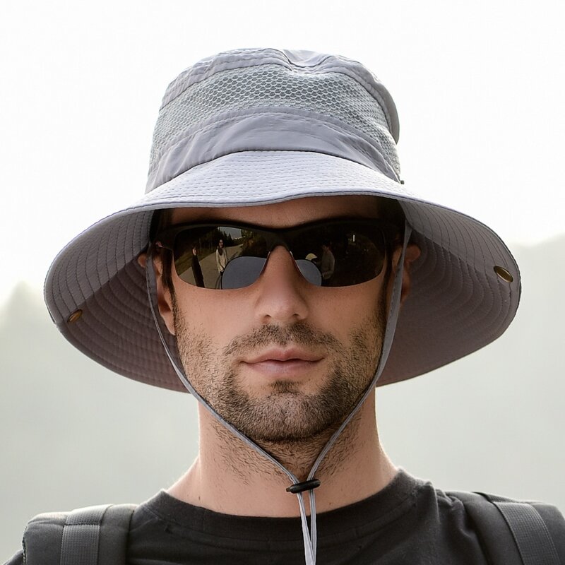 

Guys Solid Bucket Hat, Light grey