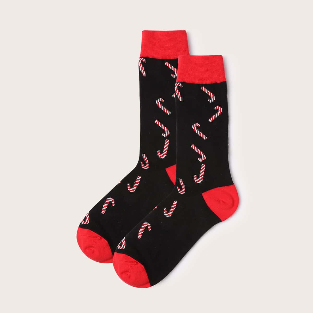 

Guys Letter Graphic Socks, Black