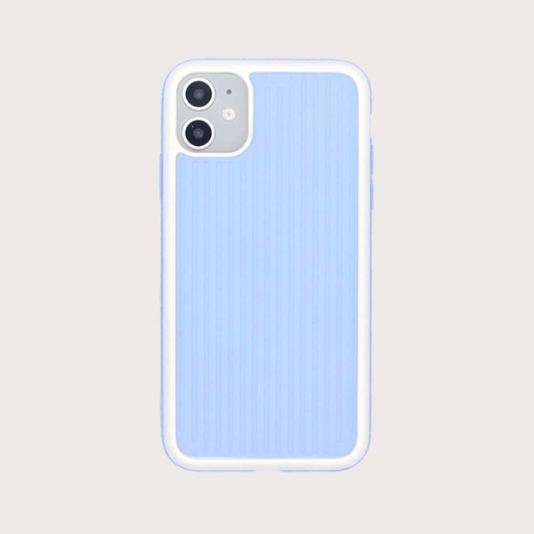 

1шт двухцветный чехол для iPhone, Синий и белый
