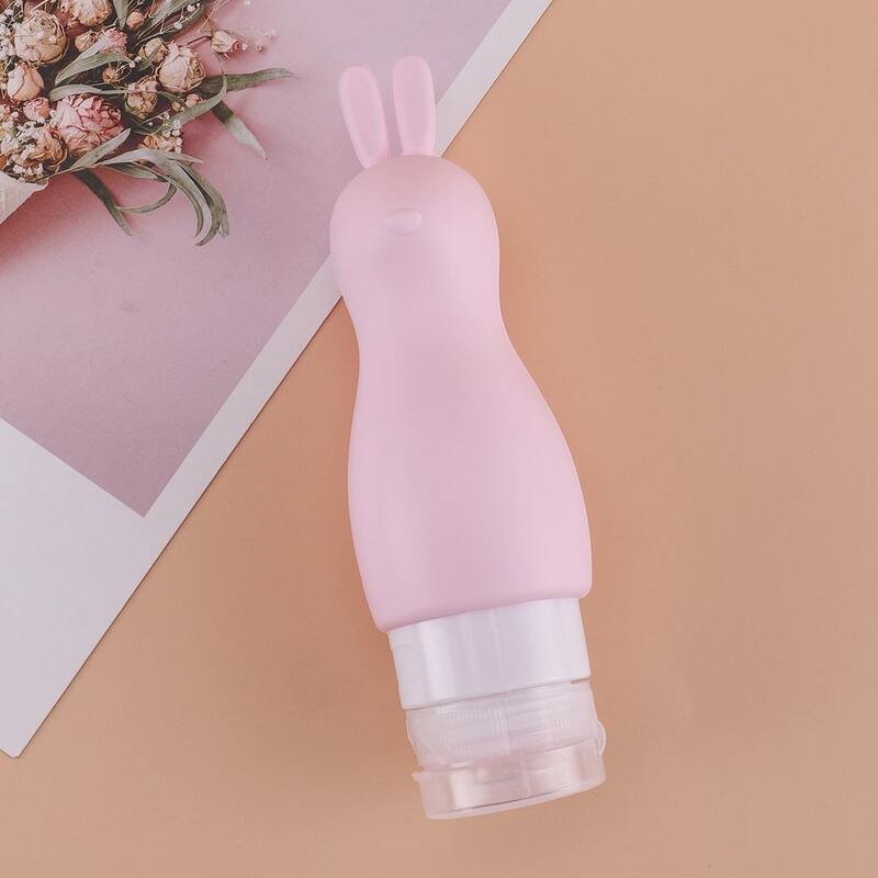 

1pc Silicone Travel Spray Bottle, Pink